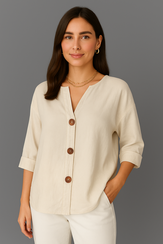Sofie™ | Linnen blouse