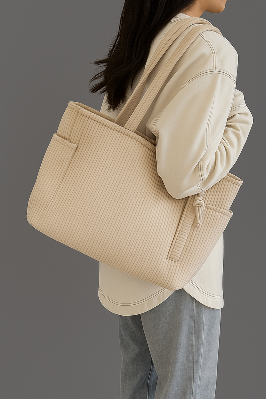 Mia | Geribbelde tas
