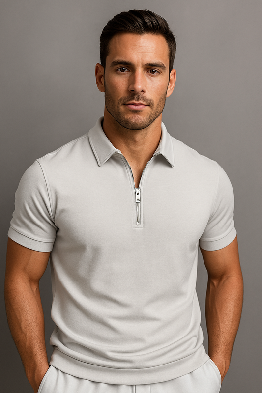 Jax™ | Polo met een ritssluiting